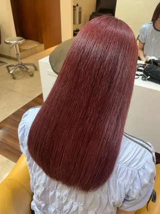 ロング カラー 小幡 姫楽のヘアスタイル