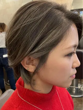 ショート カラー 勝野 麻美のヘアスタイル