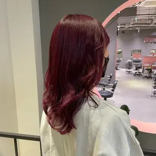セミロング カラー ないとう ゆうかのヘアスタイル