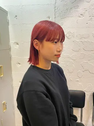 ショート カラー ヘアアレンジ 🎀ダブルカラーレイ ヤーyuuri🎀のヘアスタイル