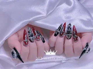 ネイル 長さだし専門店 M2　rikaのネイルデザイン