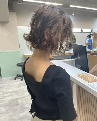 ショート パーマ ヘアアレンジ 早瀬裕之 パーマのヘアスタイル