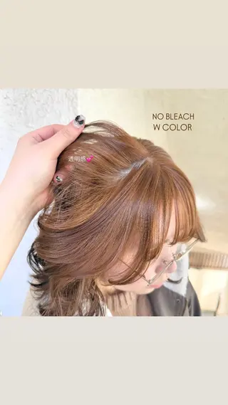 セミロング カラー モテhair♡.* ﾏﾂｴｸ/さくら🍨のマツエク・マツパデザイン