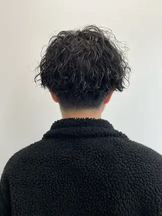 パーマ メンズ 髙田 聖弥のヘアスタイル