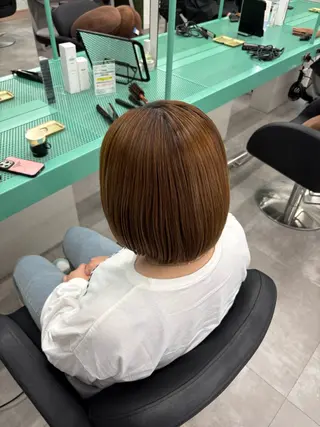 ショート 𝓗𝓪𝓻𝓾🥥 / 美髪ストレートのヘアスタイル