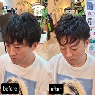 メンズ シ マのヘアスタイル