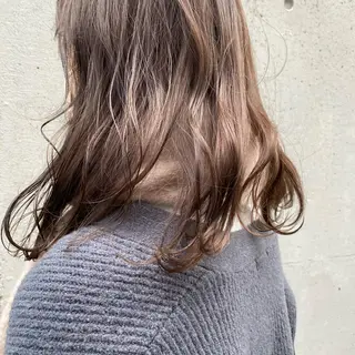 セミロング putri店長 和田鈴采のヘアスタイル