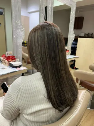 セミロング カラー 渡辺 大輝 メンズパーマのヘアスタイル