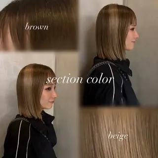 ショート カラー 💫レイヤーカット 💫ブリーチ💫サキのヘアスタイル