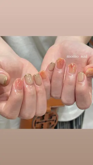 ネイル 淡色ネイル 🎀moeのネイルデザイン