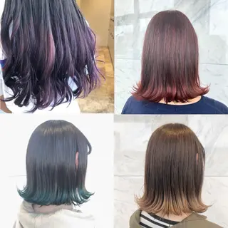 ロング カラー ヘアアレンジ yoshino yukoのマツエク・マツパデザイン