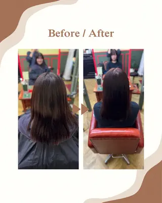 セミロング 米倉 麻衣のヘアスタイル