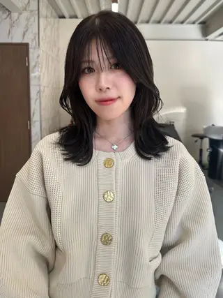 ミディアム カラー ハイトーン×似合わせ 🌱中川慎之介のヘアスタイル