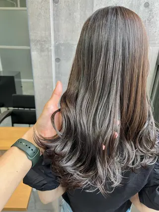 セミロング カラー パーマ ヘアアレンジ タケダケイ /ショート/ボブのヘアスタイル