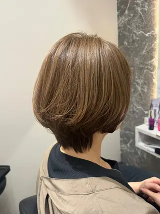 ショート 骨格/顔型/パーソナ ルカラー診断/中野のヘアスタイル