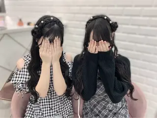 ヘアアレンジ ゆうひ🎀 チョコレートカラーのヘアスタイル
