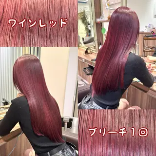 ロング カラー 雅/ダブルカラー/ 白髪ぼかしハイライトのヘアスタイル