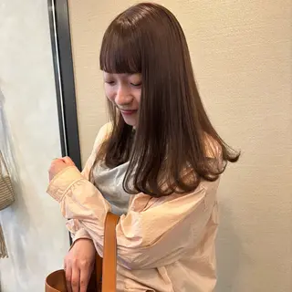 セミロング 似合わせボブカット/ 髪質改善/細川実知香のヘアスタイル