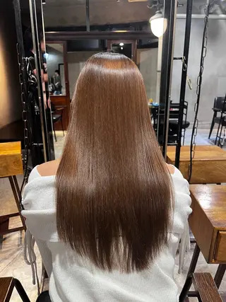 セミロング カラー ヘアアレンジ 🫧艶髪矯正 髪質改善🫧 大介のヘアスタイル