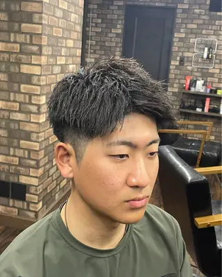 ショート パーマ メンズ 【メンズ特化】　倉山 和樹のヘアスタイル