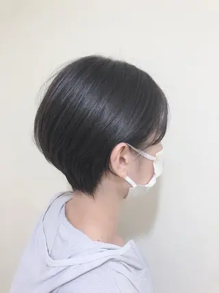 ショート カラー 梅木 潤【韓国ヘア/ 艶髪/透明感カラー】のヘアスタイル