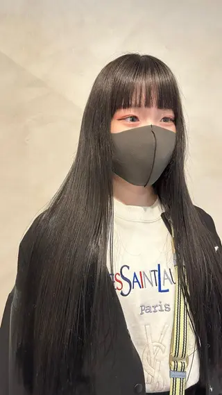 ロング Yuki☺︎パーマ レイヤーカットのヘアスタイル