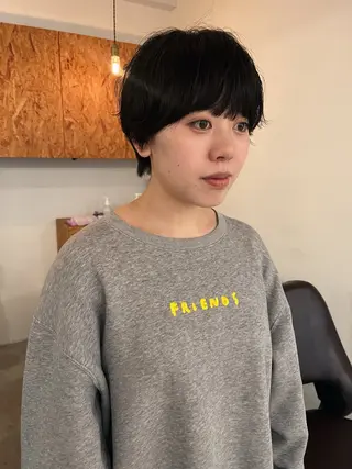 ショート 暖色/パーマ 🌼クニトウメイのヘアスタイル