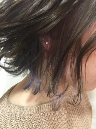 ショート カラー 井上 日菜乃のヘアスタイル