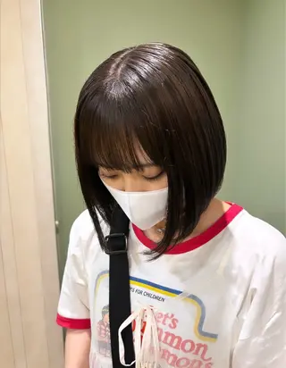 ショート レイヤー/韓国透明感 カラー/nanokaのヘアスタイル