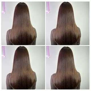 ロング カラー 髪質改善 艶髪矯正 エクステ かいり✂️のヘアスタイル