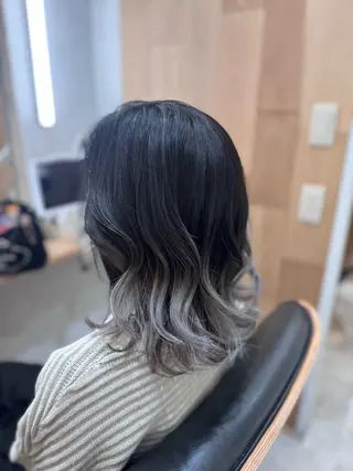 ミディアム カラー 多賀 順平のヘアスタイル