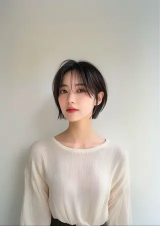 ショート カラー 縮毛矯正 特化生田のヘアスタイル