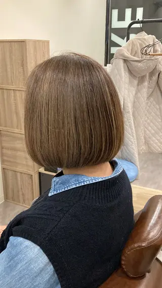 ミディアム カラー 小島 光人のヘアスタイル