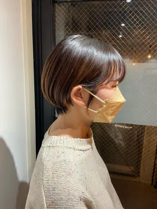 ショート 透明感カラー/ 加瀬たまものヘアスタイル