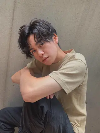 ミディアム パーマ メンズ Chill所属・三矢 ちなつのヘアスタイル