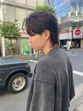 ショート ARISA︎ メンズハイトーンのヘアスタイル