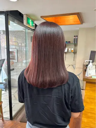 ミディアム カラー 矢野 晃平のヘアスタイル