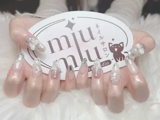 ロング yu naのネイルデザイン