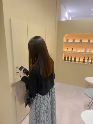 ロング パーマ SABO /透明感カラー/美髪のヘアスタイル