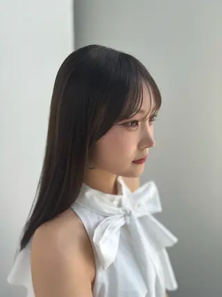 ロング カラー 顔周りだけで垢抜ける レイヤー/小池 祐のヘアスタイル