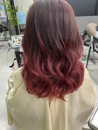 ミディアム カラー ヘアアレンジ hairresort Ai 川越店のヘアスタイル