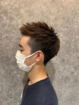ショート メンズ Le Coeur 喜多町　志賀大介のヘアスタイル