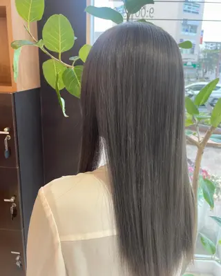 セミロング カラー 🫧美髪矯正/ 髪質改善/藤平健太のヘアスタイル