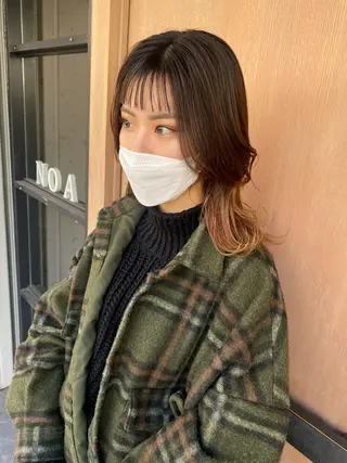 セミロング sail hairのヘアスタイル