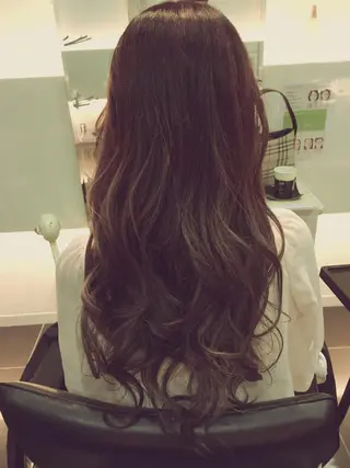 ロング カラー 関口 友行のヘアスタイル