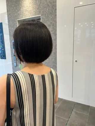 ショート 梅田 カットモデル募集のヘアスタイル