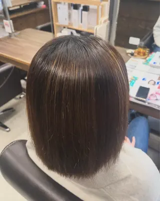 ショート 縮毛矯正/くすみ カラー/yukiのヘアスタイル