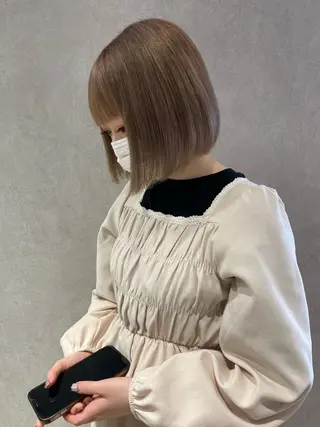 ショート ヘアアレンジ/ 暖色🩵hazukiのヘアスタイル
