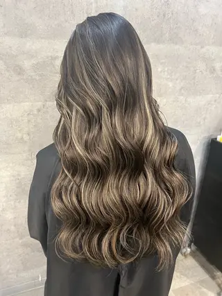 ロング カラー M IIのヘアスタイル