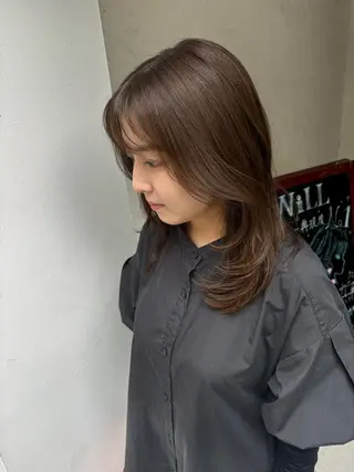 ミディアム 🌼韓国ヘア🌼 田中義也のヘアスタイル